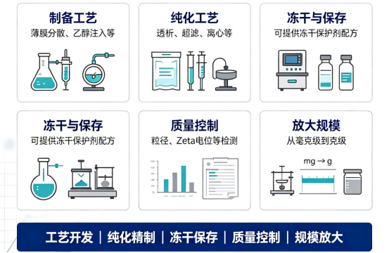 瑞禧生物脂质体工艺与放大定制
