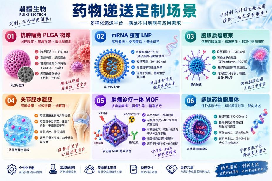 药物递送配方与结构参数
