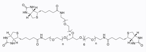 8-arm PEG-biotin，八臂 PEG 生物素 R-231098