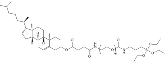 CLS-PEG-SIL，Cholesterol-PEG-Silane，胆固醇-PEG-硅烷 R-541516