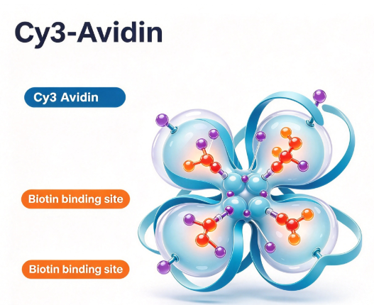 Cyanine3标记亲和素，Cy3-Avidin；Cy3标记亲和素 R-443554