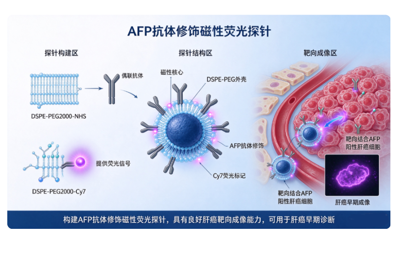 Investigation of Alpha-Fetoprotein Antibody Modified Fluorescent Magnetic Probe on HepG2 Cell and Cancer Model Mouse 配图