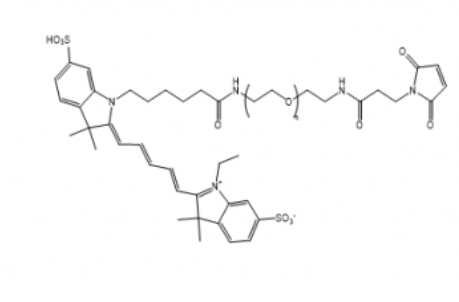 Cy5-PEG-Maleimide,Cy5-聚乙二醇马来酰亚胺 R-258984
