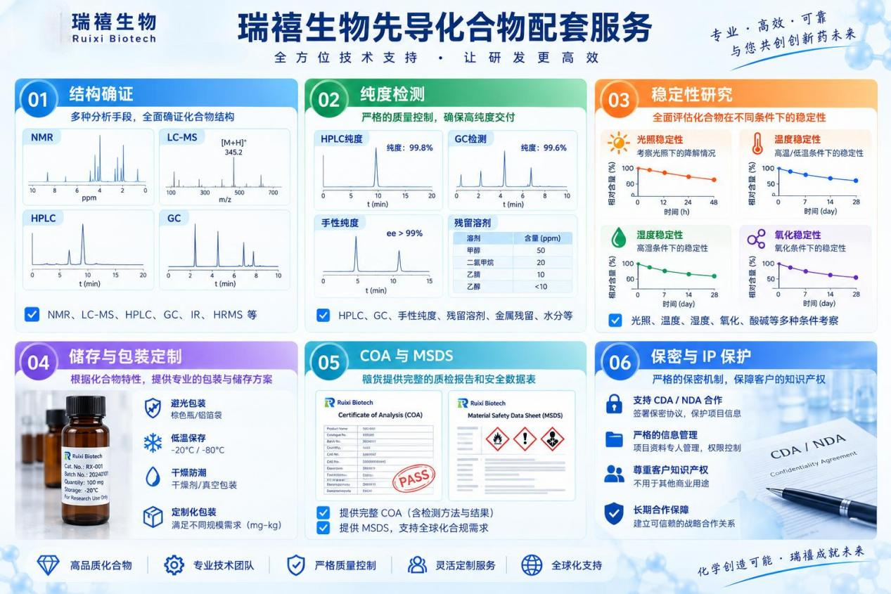 先导化合物表征、检测与配套服务定制