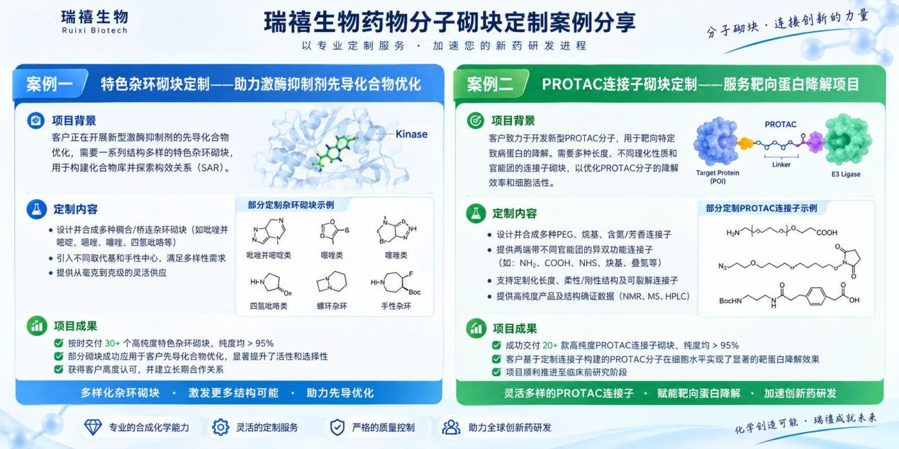 药物分子砌块应用案例
