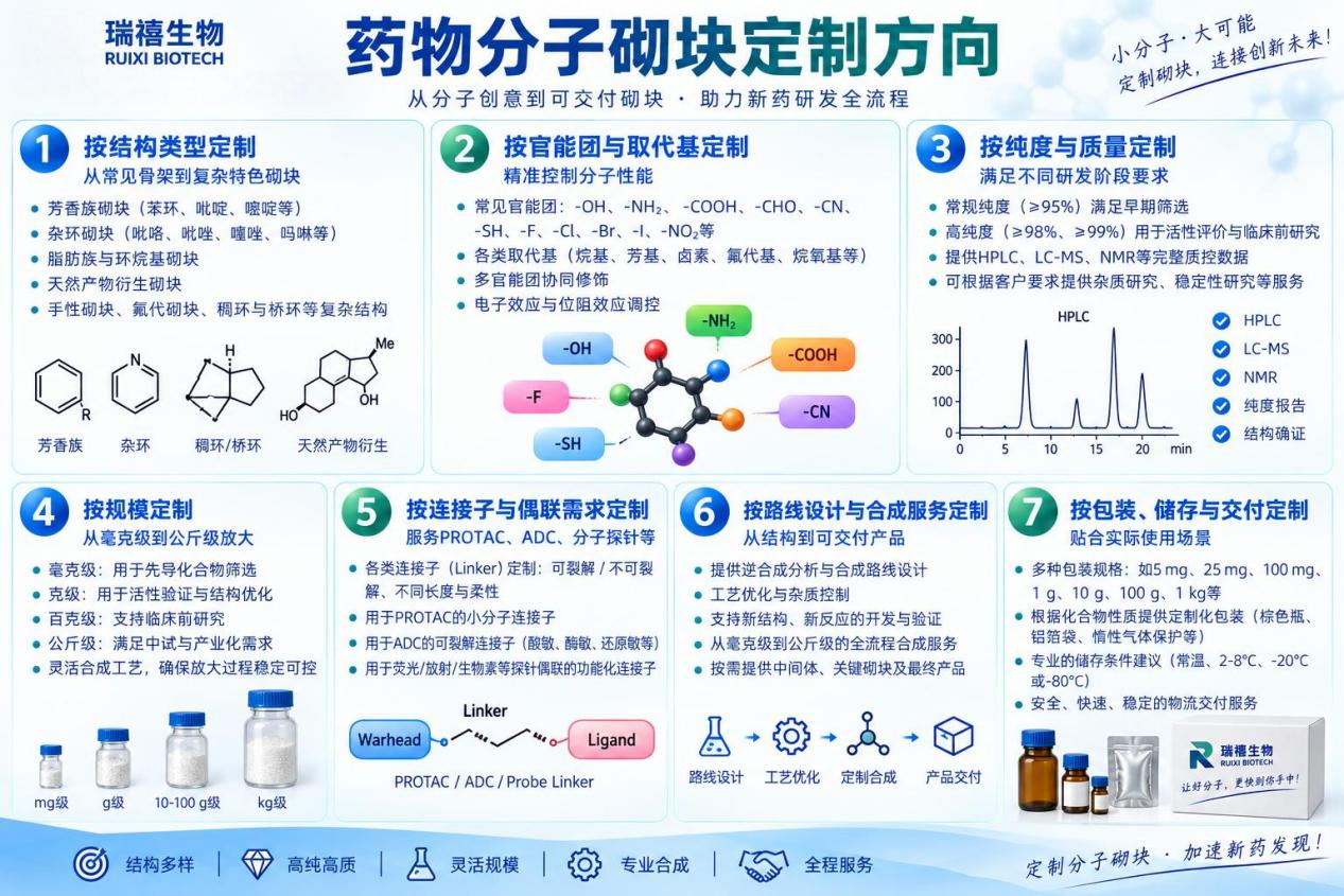药物分子砌块定制