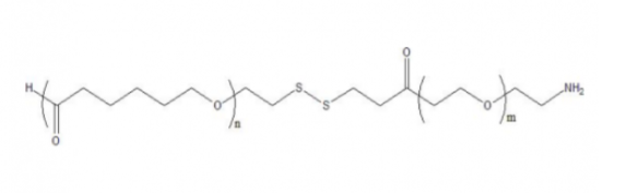 PCL-SS-PEG-NH2，聚己内酯-双硫键-聚乙二醇-胺 R-204882
