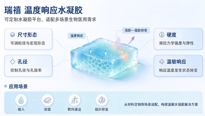 响应水凝胶定制