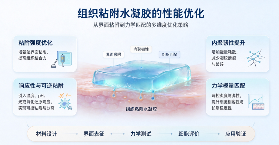 组织粘附水凝胶