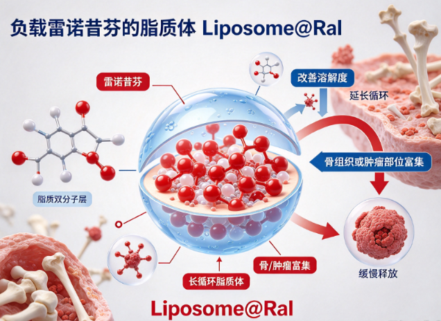 负载雷诺昔芬的脂质体 Liposome@Ral R-548441
