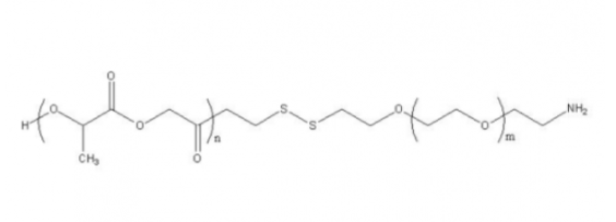 PLGA-SS-PEG-NH2, 聚丙交酯乙交酯共聚物-双硫键-聚乙二醇-胺 R-434277
