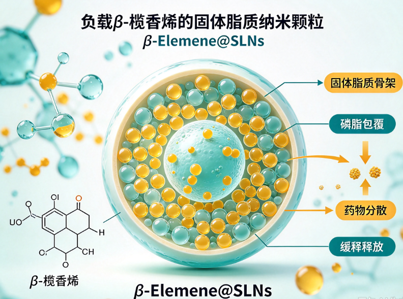 负载β-榄香烯的固体脂质纳米颗粒  β-Elemene@SLNS R-178658