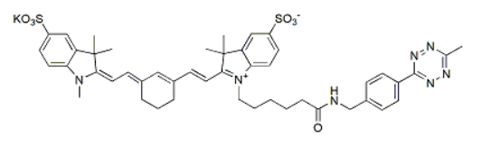Sulfo-CY7 Tetrazine，磺基-CY7四嗪，水溶CY7染料 R-237735
