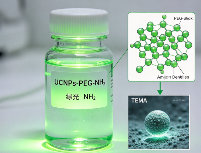 氨基修饰上转换纳米颗粒 UCNPs-PEG-NH2（绿光） R-513044