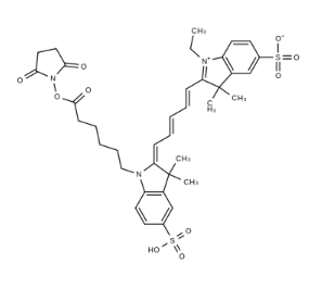 Cy5-NHS，Cy5-活性酯，Cyanine5 NHS ester R-606591