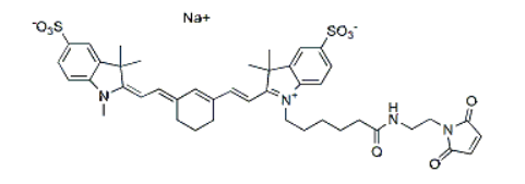 Sulfo-CY7 Maleimide，磺基-CY7 马来酰亚胺，cas 2183440-60-8 R-741053