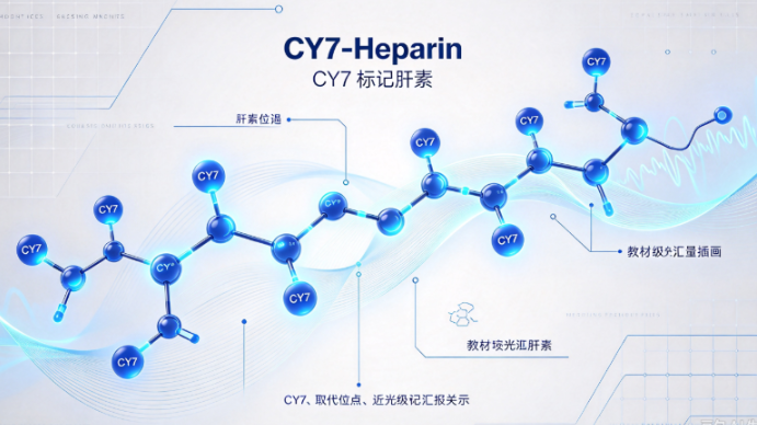 CY7-Heparin，CY7标记肝素 R-621471
