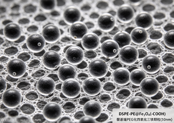 DSPE-PEG@Fe3O4(-COOH)，羧基端PEG化四氧化三铁颗粒(10nm) R-629917