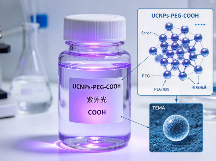 羧基修饰上转换纳米颗粒 UCNPs-PEG-COOH（紫外光） R-246468