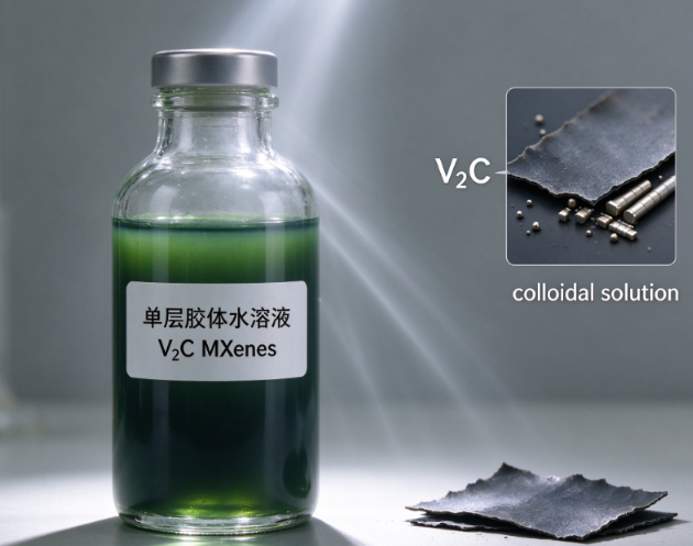 单层胶体水溶液V2C MXenes R-640667