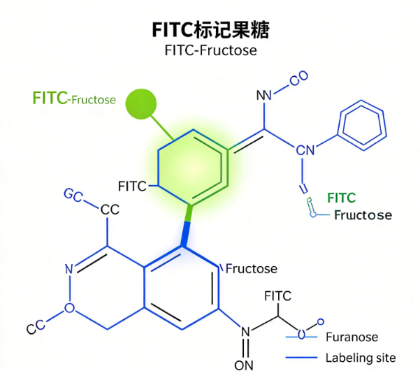 FITC标记果糖，FITC-Fructose R-649348