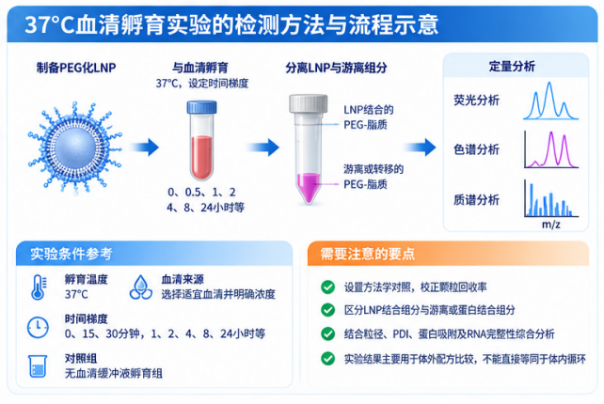 PEG保留率变化对LNP稳定性及递送性能的影响