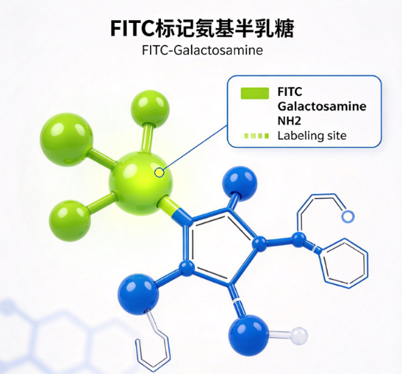 FITC标记氨基半乳糖，FITC-Galactosamine R-912923