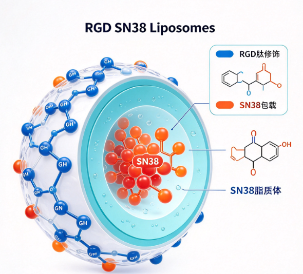 RGD肽修饰SN38脂质体，RGD SN38 Liposomes R-597402