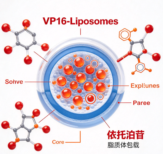 脂质体包载依托泊苷，VP16-Liposomes R-509058