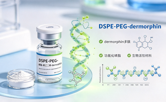 DSPE-PEG-dermorphin，磷脂-聚乙二醇-dermorphin R-348599