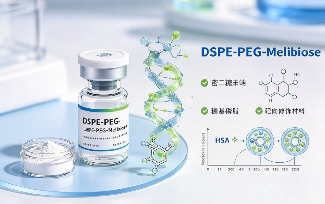 DSPE-PEG-Melibiose，二硬脂酰基磷脂酰乙醇胺-聚乙二醇-密二糖 R-417906