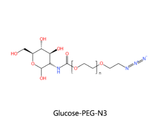 Glucose-PEG-N3，葡萄糖聚乙二醇-叠氮 R-364720