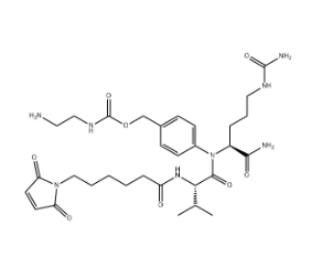 MC-VC-PAB-NH2, TFA Salt，马来酰亚胺己酰基-缬氨酸-瓜氨酸-对氨基苄胺，三氟乙酸盐 R-763850