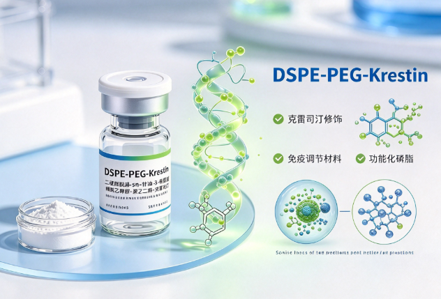 DSPE-PEG-Krestin，二硬脂酰基-sn-甘油-3-磷脂酰乙醇胺-聚乙二醇-克雷司汀 R-480857