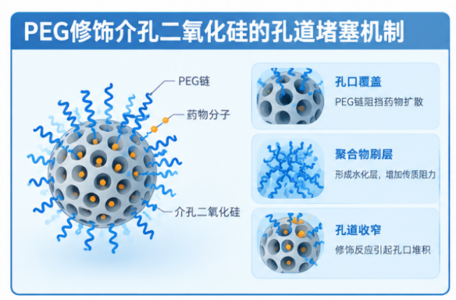 PEG修饰介孔二氧化硅