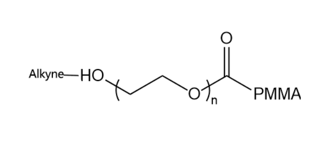 PMMA-PEG-Alkyne，聚甲基丙烯酸甲酯聚乙二醇-炔基 R-437581