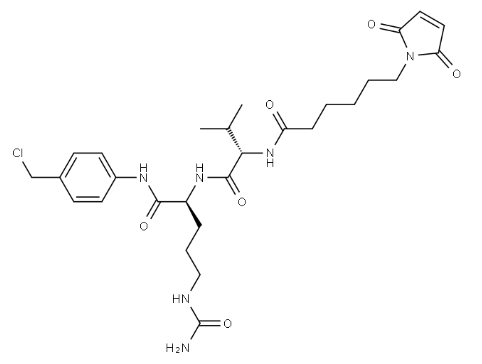 Mc-Val-Cit-PAB-Cl，马来酰亚胺己酰基-缬氨酸-瓜氨酸-对氨基苄氯 R-271848