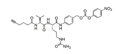 Alkyne-Val-Cit-PAB-PNP，炔基-缬氨酸-瓜氨酸-对氨基苄基-对硝基苯酚碳酸酯 R-888091