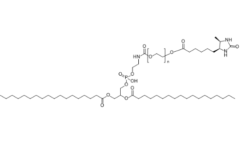 DSPE-PEG-Desthiobiotin；二硬脂酰磷脂酰乙醇胺-聚乙二醇-脱硫生物素 R-800774