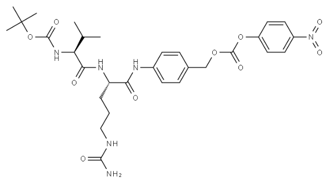 Boc-Val-Cit-PAB，叔丁氧羰基-缬氨酸-瓜氨酸-对氨基苄基 R-877478