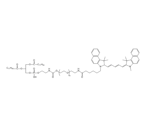 DSPE-PEG-Cy5.5；二硬脂酰磷脂酰乙醇胺-聚乙二醇-Cy5.5 R-233394