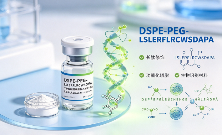 DSPE-PEG-LSLERFLRCWSDAPA，二硬脂酰基磷脂酰乙醇胺-聚乙二醇-多肽LSLERFLRCWSDAPA R-160793