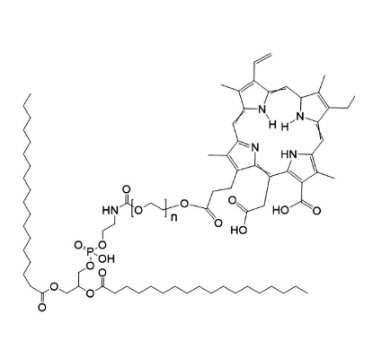 DSPE-PEG2K-Ce6,1,2-二硬脂酰-sn-甘油-3-磷酸乙醇胺-聚乙二醇-二氢卟吩e6 R-444317