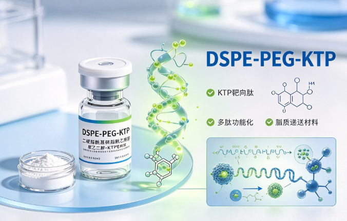 DSPE-PEG-KTP，二硬脂酰基磷脂酰乙醇胺-聚乙二醇-KTP靶向肽 R-583132