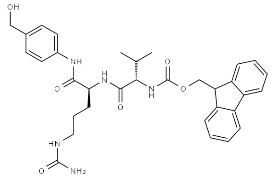 Fmoc-Val-Cit-PAB-OH，芴甲氧羰基-缬氨酸-瓜氨酸-对氨基苄醇 R-953305