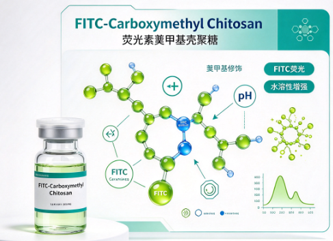 FITC-Carboxymethyl Chitosan，荧光素羧甲基壳聚糖 R-963383