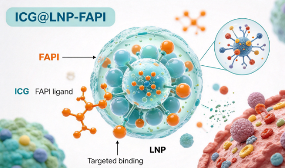 ICG@LNP-FAPI，ICG标记的脂质纳米颗粒-FAPI复合物 R-262552