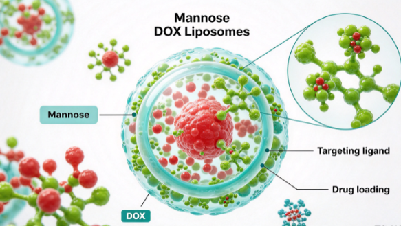 甘露糖表面修饰阿霉素脂质体，Mannose DOX Liposomes R-556367