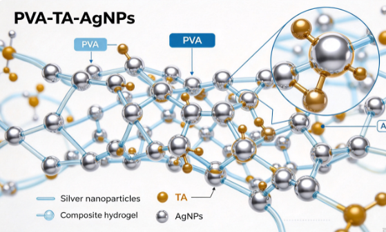 聚乙烯醇-单宁酸-银纳米粒子复合水凝胶，PVA-TA-AgNPs R-159537