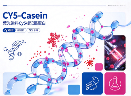 CY5-Casein，荧光染料Cy5标记酪蛋白 R-930376